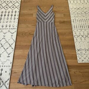 Striped maxi dress